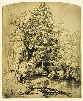 Maclaughlan Donald Shaw Prints: The Trout Stream, 1906. Creator: Donald Shaw MacLaughlan