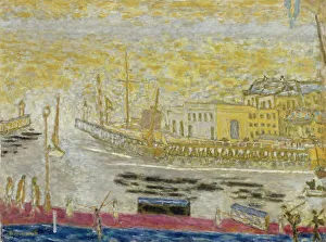 Pierre 1867 1947 Prints: Trouville, la sortie du port, 1938-1944. Creator: Bonnard, Pierre (1867-1947)