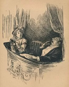 Couple Gallery: True Appreciation, overheard at the Theatre, 1904. Artist: Frederick Henry Townsend