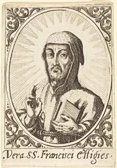 Francis St Collection: The True Effigy of Saint Francis, c. 1620-1621. Creator: Jacques Callot