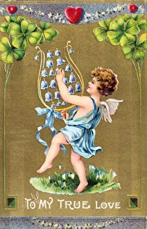 Images Dated 8th February 2006: To My True Love, American Valentine card, c1910