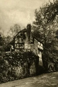 Truly Rural - A delightful old Sussex Cottage at Amberley, 1920. Creator: Unknown Truly Rural - A delightful old Sussex Cottage at Amberley, 1920. Creator: Unknown