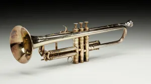 Trumpets Prints: Trumpet owned by Louis Armstrong, 1946. Creators: Henri Selmer Paris