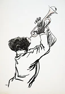 Trumpet Player, from White Bottoms pub. 1927