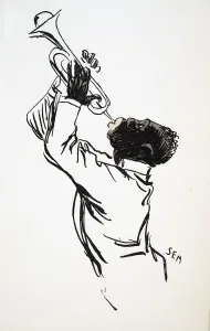 Trumpet Player, from White Bottoms pub. 1927