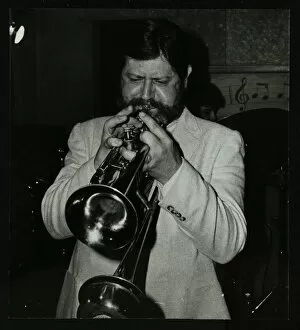 Hertfordshire Gallery: Trumpeter Bobby Shew performing at The Bell, Codicote, Hertfordshire, 19 May 1985
