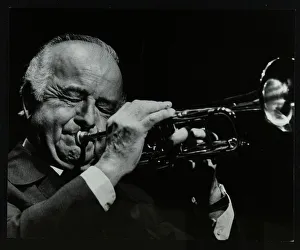 Hertfordshire Gallery: Trumpeter Kenny Baker playing at the Forum Theatre, Hatfield, Hertfordshire, 1978