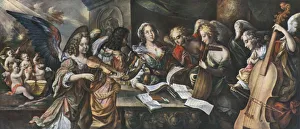 Trumpets, kettle-drum, violin, shawm, lute and viola da gamba, 1948 Trumpets, kettle-drum, violin, shawm, lute and viola da gamba, 1948
