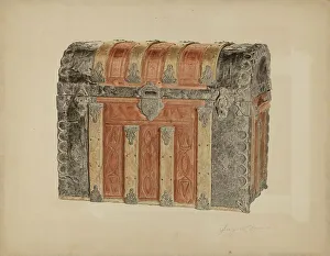 Metal Work Gallery: Trunk, c. 1940. Creator: Georgine E. Mason