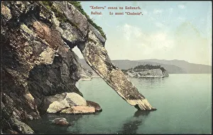 Trunk rock on Lake Baikal, 1904-1917. Creator: Unknown. Trunk rock on Lake Baikal, 1904-1917. Creator: Unknown