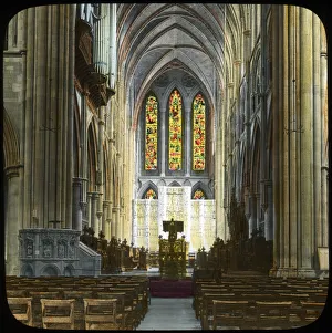 John Loughborough Pearson Prints: Truro Cathedral, Cornwall, early 20th century. Artist: Church Army Lantern Department