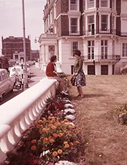Hotel Prints: Trust House Hotel grounds, Margate, Kent, c1955. Creator: Arthur Charles Kirby Ware
