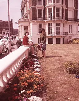 Hotel Prints: Trust House Hotel grounds, Margate, Kent, c1955. Creator: Arthur Charles Kirby Ware