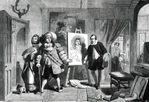 Disappointed Prints: Too Truthful - painted by A. Solomon, 1850. Creator: Unknown