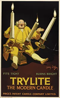 Jean 1886 1938 Prints: Trylite, the modern candle, 1920s. Creator: D'Ylen, Jean (1886-1938)