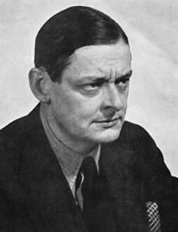 Images Dated 17th November 2007: TS Eliot, American-born British poet dramatist and critic, c1950s.Artist: Man Ray