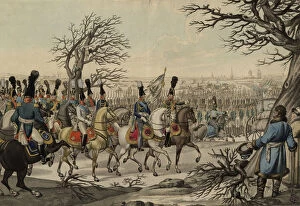 Tsar Alexander I and King Frederick William III before the troops, ca 1813. Artist