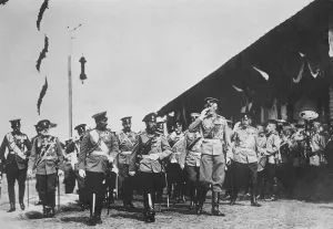 Kaiser Prints: Tsar Nicholas II (1868-1918) Interview with Kaiser Guillermo II (1859-1941) on the Baltic