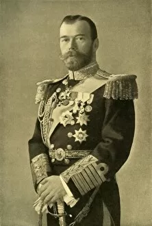 The Great World War Collection: The Tsar Nicholas II, 1910s, (1920). Creator: Boissonnas & Eggler