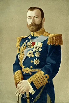 Photogravure Prints: The Tsar Nicholas II, 1910s, (1920)