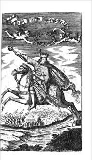 Tsar Peter I Alexeyevich (from Georg Adam Schleissing Derer beyden Czaaren in Reussland Iwan und Peter Alexewiz), 1693. Artist: Anonymous