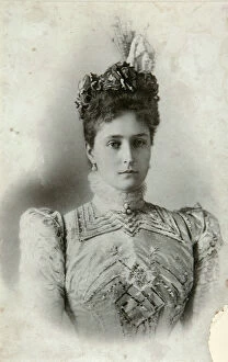 Alexandra Fyodorovna Gallery: Tsarina Alexandra Fyodorovna, wife of Tsar Nicholas II of Russia, early 20th century