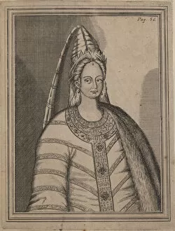 Rurik Dynasty Collection: Tsarina Irina Godunova (1557-1603), the wife of Tsar Feodor I of Russia. Creator: Anonymous
