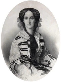 Hesse Collection: Tsarina Maria Alexandrovna of Russia, 1860. Artist: Andrei Deniere