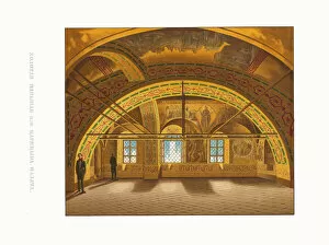 Kremlin Gallery: The Tsarinas Golden Chamber. From the Antiquities of the Russian State, 1849-1853