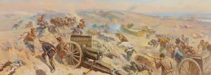 Tsaritsyn Defense. Artist: Grekov, Mitrofan Borisovich (1882-1934)