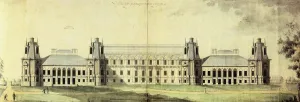 The Tsaritsyno Palace, c. 1796. Artist: Kazakov, Matvey Fyodorovich (1738-1812)