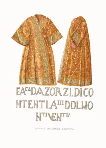 Fyodor Grigoryevich 1801 1892 Prints: Tsars caftan. From the Antiquities of the Russian State, 1849-1853