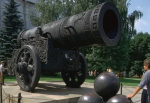 The Tsars Cannon, the largest cannon in the world