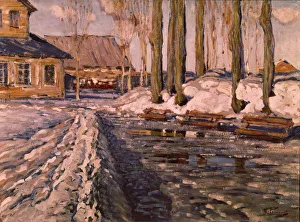 In the Tsars Garden (Keizardarzu), 1914. Artist: Purvitis, Vilhelms (1872-1945) In the Tsars Garden (Keizardarzu), 1914. Artist: Purvitis, Vilhelms (1872-1945)