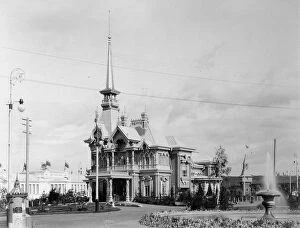 Tsars Pavilion, the All-Russia Exhibition, Nizhny Novgorod, Russia, 1896. Artist: Maxim Dmitriev