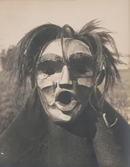 British Columbia Prints: Tsunukwalahl-Qagyuhl, c1914. Creator: Edward Sheriff Curtis