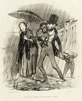 Complaining Prints: Tu te plains toujours tu n'es jamais content, 1839. Creator: Honore Daumier