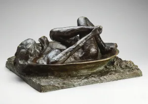 Washing Prints: The Tub, modeled 1889 (cast 1919 / 21). Creator: Edgar Degas