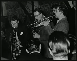 Alto Saxophone Gallery: The Tubby Hayes Sextet playing at the Co-op Civic Centre, Bristol, 1950s. Pictured are Tubby Hayes