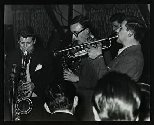 Alto Saxophone Gallery: The Tubby Hayes Sextet playing at a modern jazz night at the Civic Restaurant, Bristol, 1955