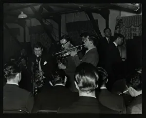 The Tubby Hayes Sextet playing at a modern jazz night at the Civic Restaurant, Bristol, 1955