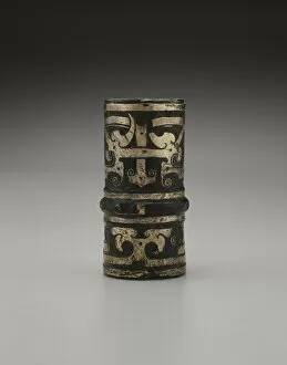 Inlay Gallery: Tubular Fitting, Eastern Zhou dynasty, Warring States period (480-221 B.C)