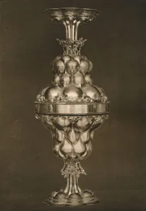 Edward F Prints: The Tucher Double Cup, c17th century, (1927) Artists: Edward F Strange, Unknown