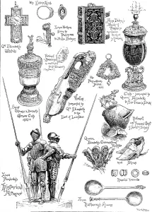 Casque Prints: The Tudor Exhibition, 1890. Creator: Frederick George Kitton