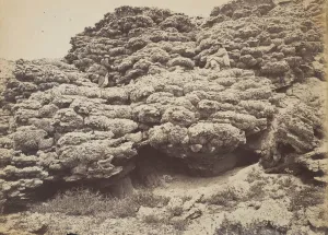 Nevada United States Of America Prints: Tufa Rocks, Pyramid Lake, Nevada, 1867. Creator: Tim O Sullivan