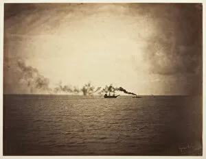 Seascape Gallery: The Tugboat, 1856 / 57. Creator: Gustave Le Gray