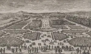 Formal Garden Prints: The Tuileries Garden, 1680. 1680. Creator: Adam Perelle