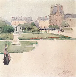 Tuileries Gardens Prints: The Tuileries Gardens, 1915. Artist: Eugene Bejot