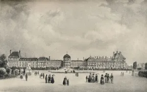 Jacottet Prints: The Tuileries Palace from the Gardens, 1915