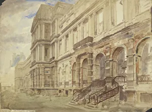 Tuileries Prints: Tuileries Palace in ruins, 1871-1883. Creator: Unknown